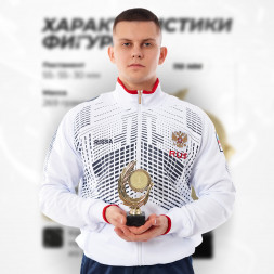 Кубок для награждения победителя золотой 1 шт.